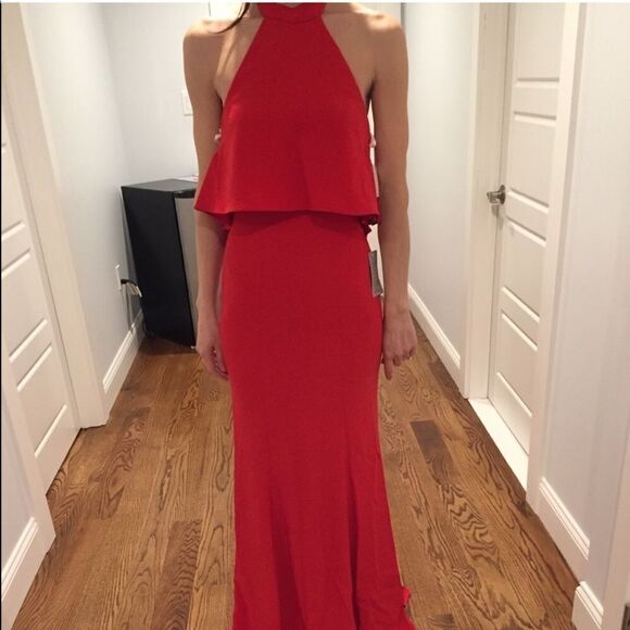 Women's NWT Xscape Red Formal Dress - Picture 16 of 16
